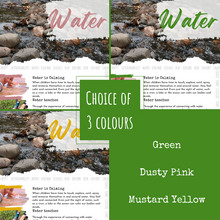 Load image into Gallery viewer, Natural Elements Posters - Set of 3 - WATER, MUD, FIRE