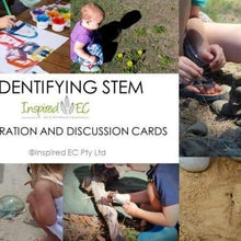 Load image into Gallery viewer, Identifying STEM: Inspiration and Discussion Cards - Inspired Natural Play Store