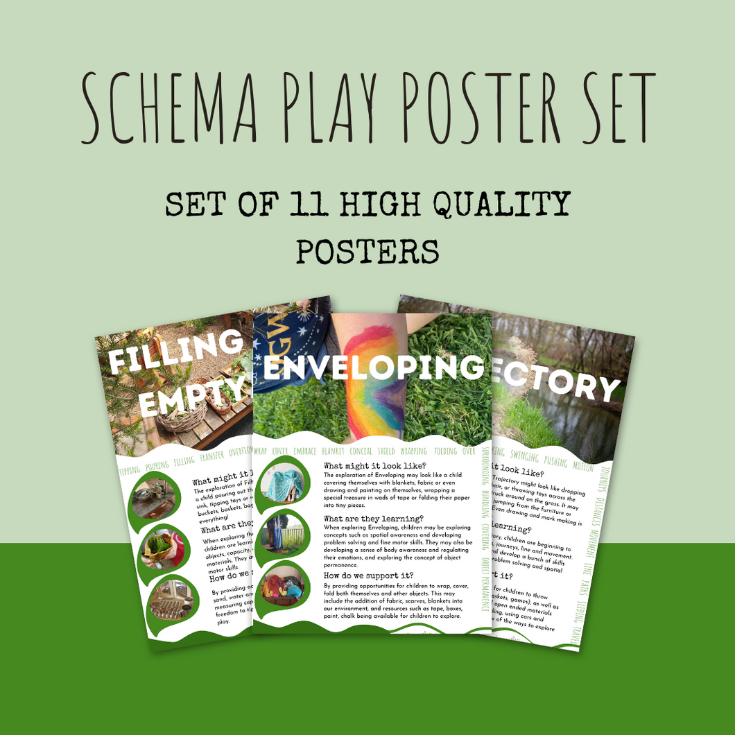 (DIGITAL OPTION) Schema Play Posters - Set of 11