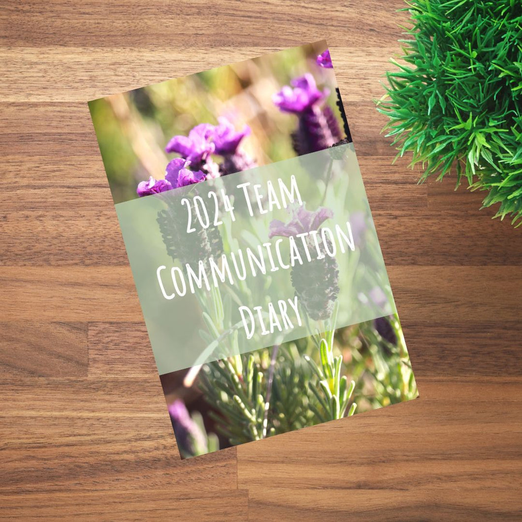 2024 Team Communication Diary (Digital)