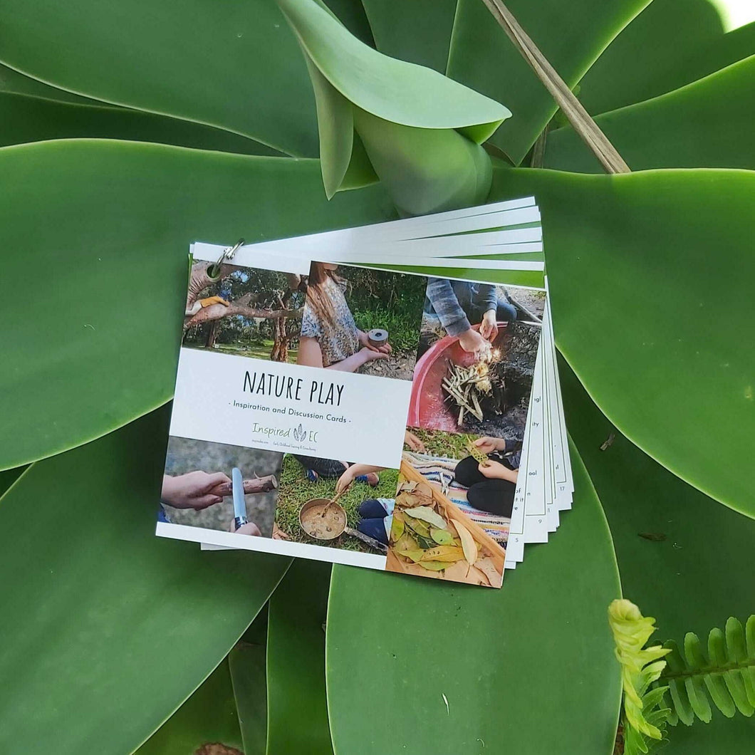 Nature Play Inspiration and Discussion Cards