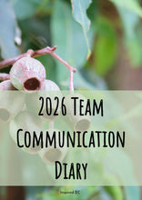 Load image into Gallery viewer, 2026 Team Communication Diary (Digital)
