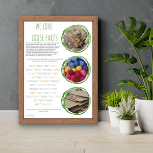 "DIGITAL DOWNLOAD: Loose Parts Poster