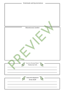 2024 Team Communication Diary (Digital)