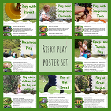 Load image into Gallery viewer, Risky Play Posters - Set of 8
