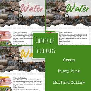 "DIGITAL DOWNLOAD: Natural Elements Poster Set" Pink