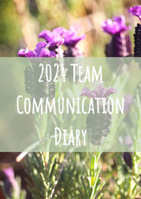 Load image into Gallery viewer, 2024 Team Communication Diary (Digital)
