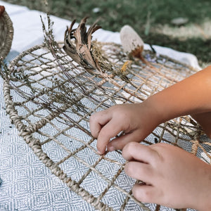 Round Nature Weaving Frame