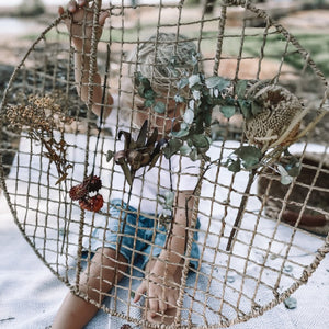 Round Nature Weaving Frame