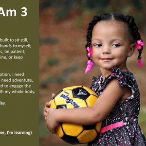 I Am 3 Poster (2.0) - Inspired Natural Play Store