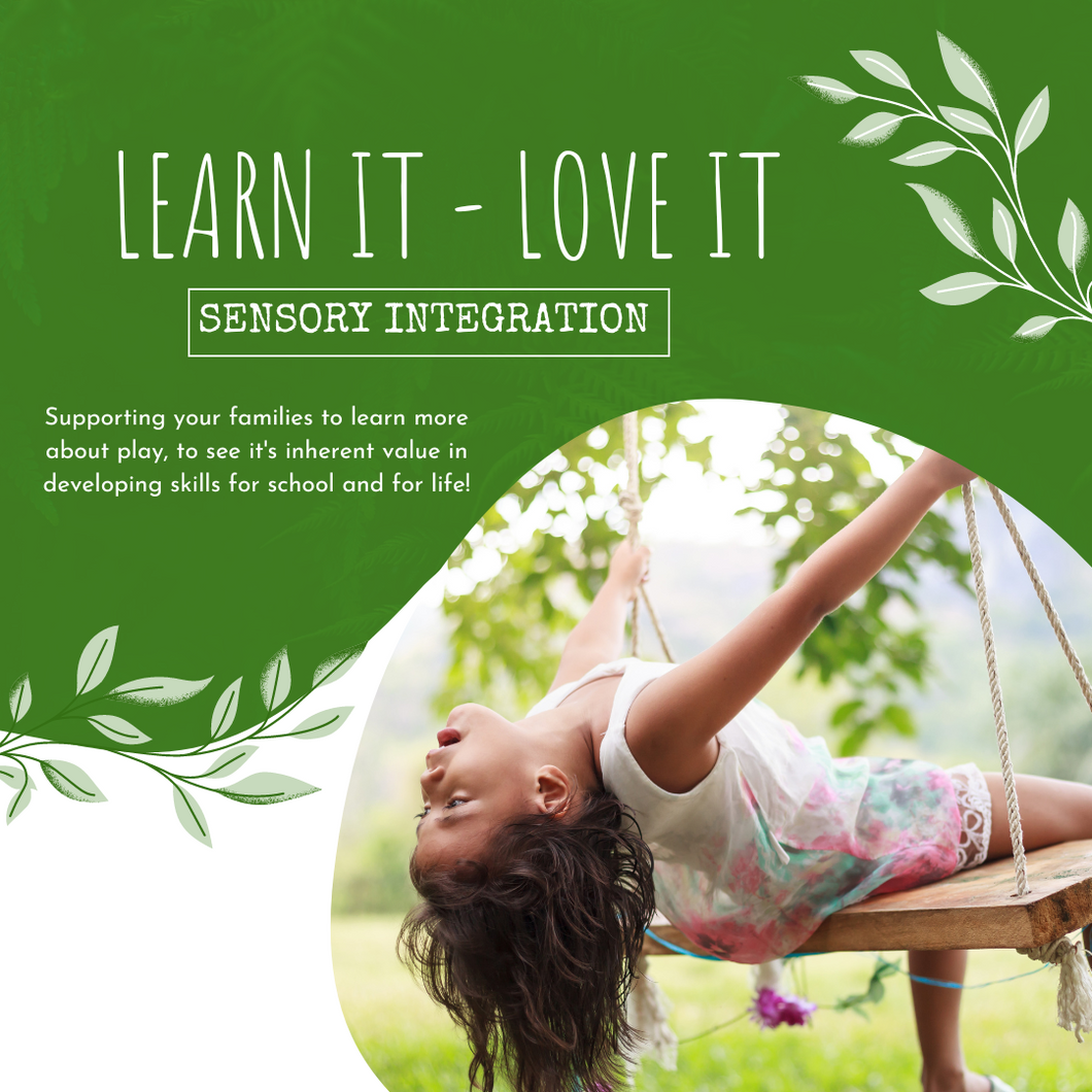 Learn It - Love It:  Sensory Integration