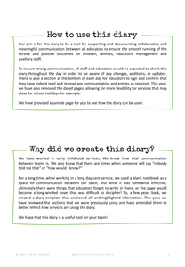 2023 Team Communication Diary (Digital)