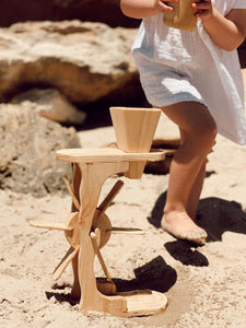 Wooden Water and Sand Wheel - Inspired Natural Play Store