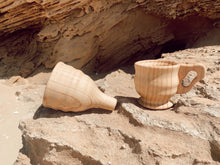 Load image into Gallery viewer, Wooden Funnel &amp; Large Cup set - Inspired Natural Play Store
